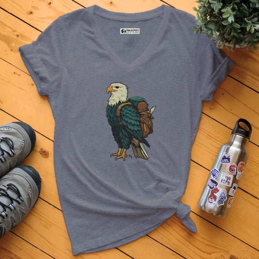 Eagle Backpacker V-Neck T-Shirt