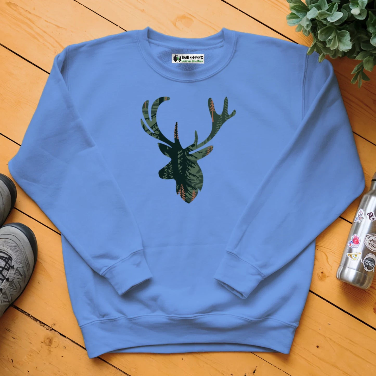 Elk Head Forest Sweatshirt