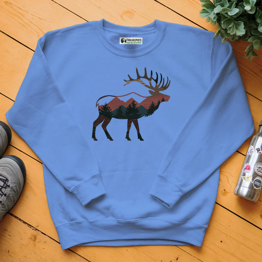 Elk Mountain Forest Sweatshirt