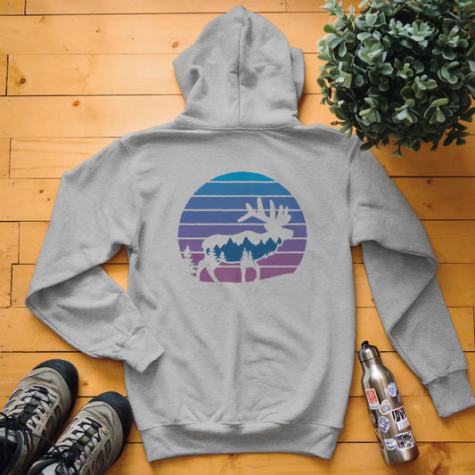 Elk Mountain Sunset Hoodie