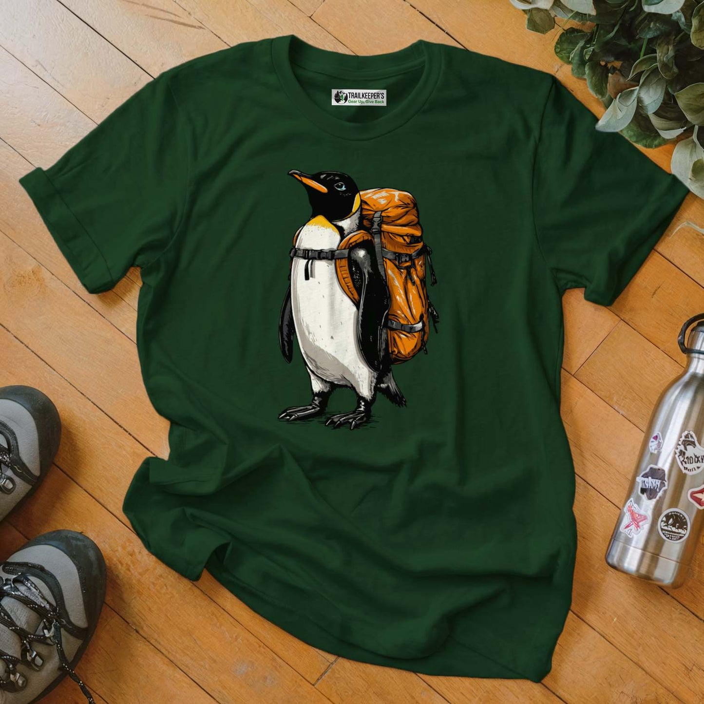 Emperor Penguin Backpacker T-Shirt