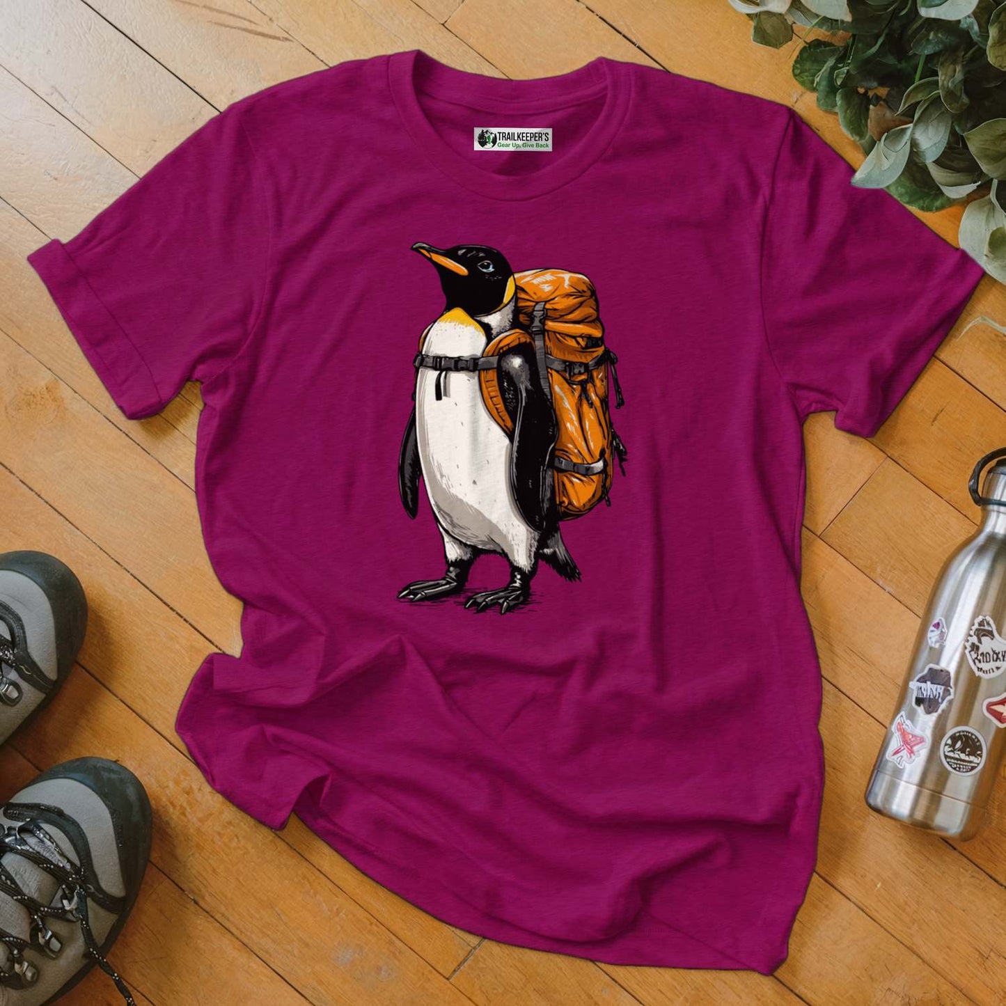 Emperor Penguin Backpacker T-Shirt
