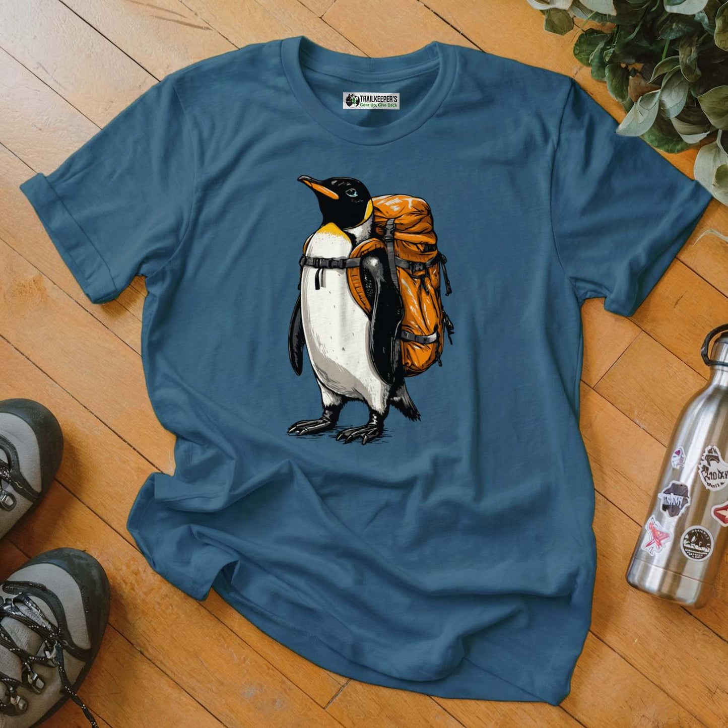 Emperor Penguin Backpacker T-Shirt