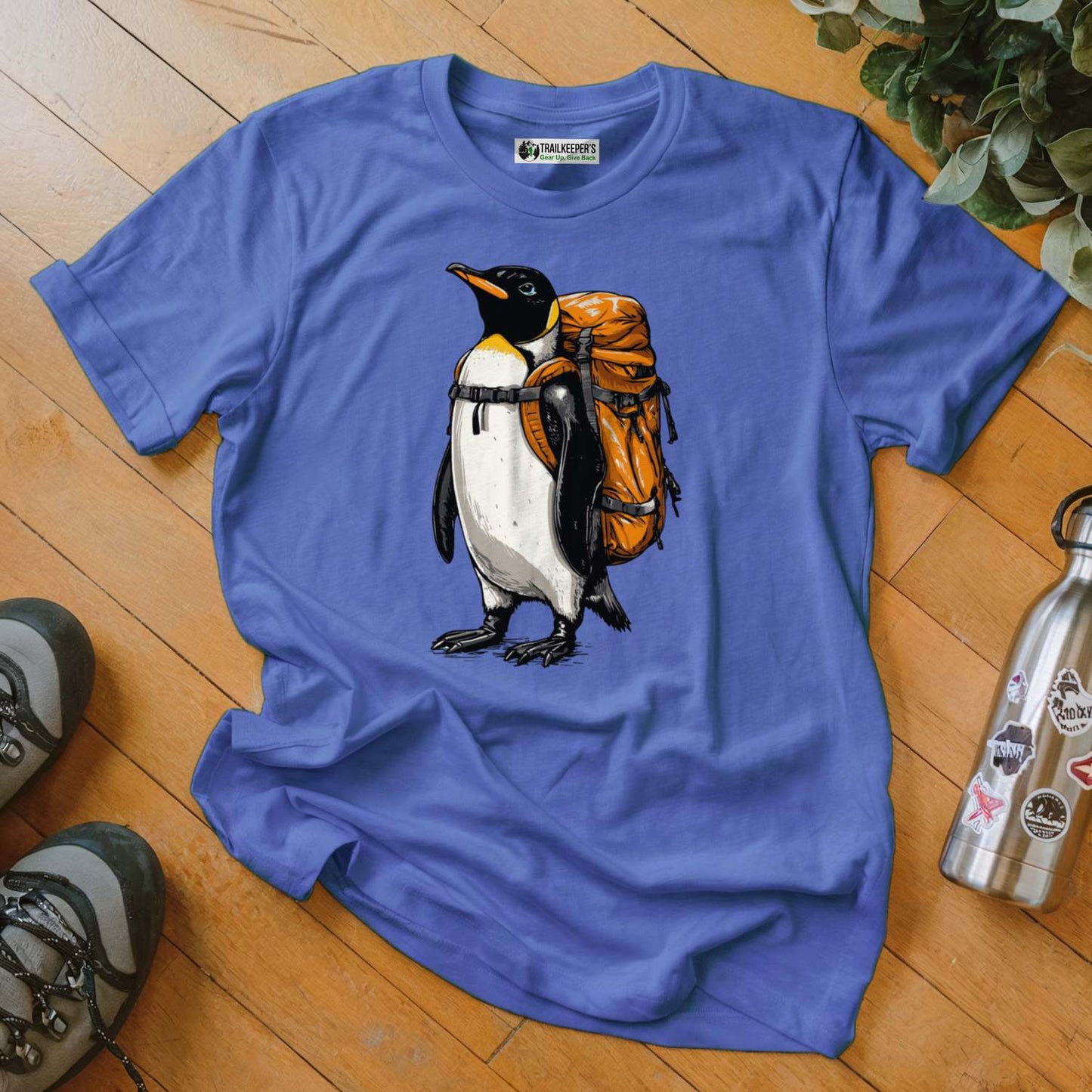 Emperor Penguin Backpacker T-Shirt