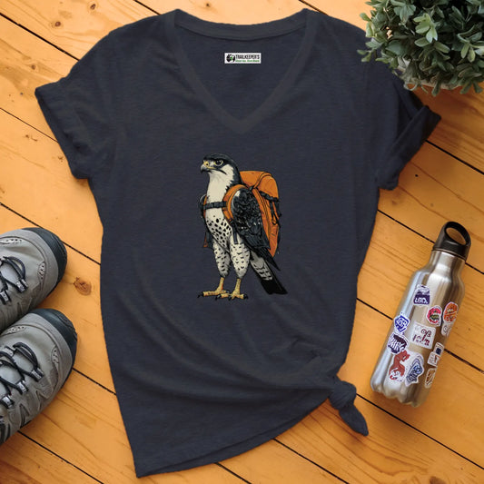 Falcon Backpacker V-Neck T-Shirt