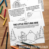 The Little Fox's Big Hike Coloring Book