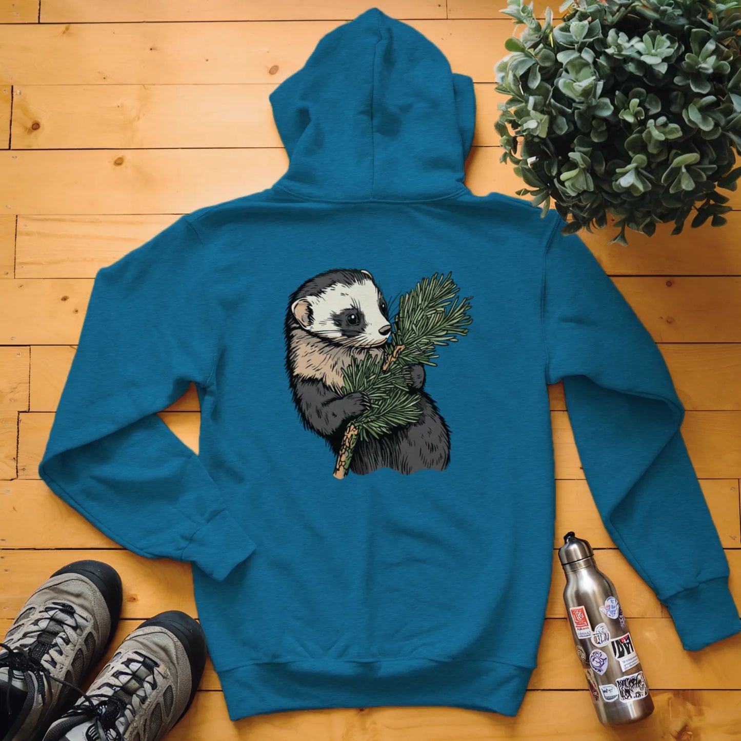 Ferret Tree Hugger Hoodie