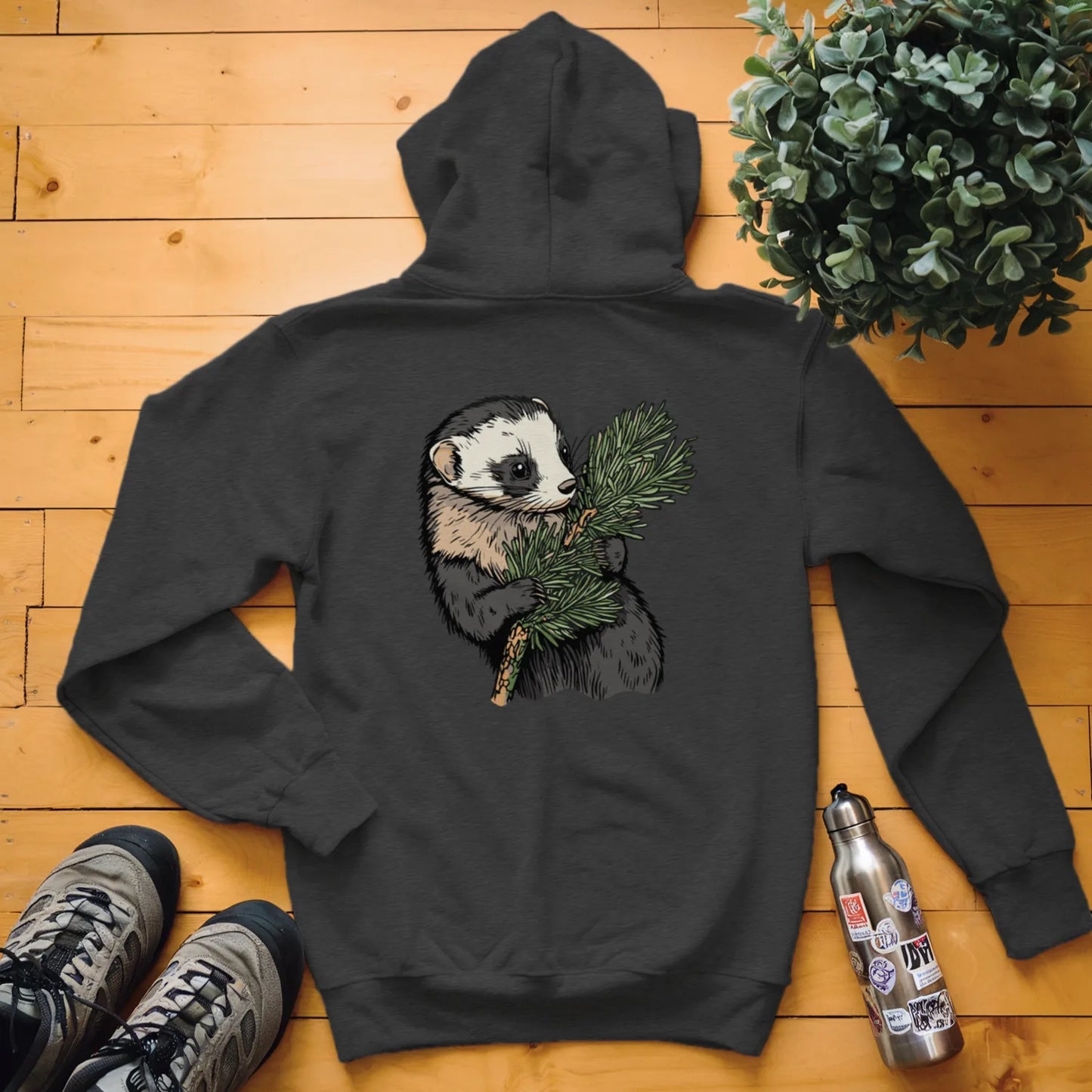 Ferret Tree Hugger Hoodie