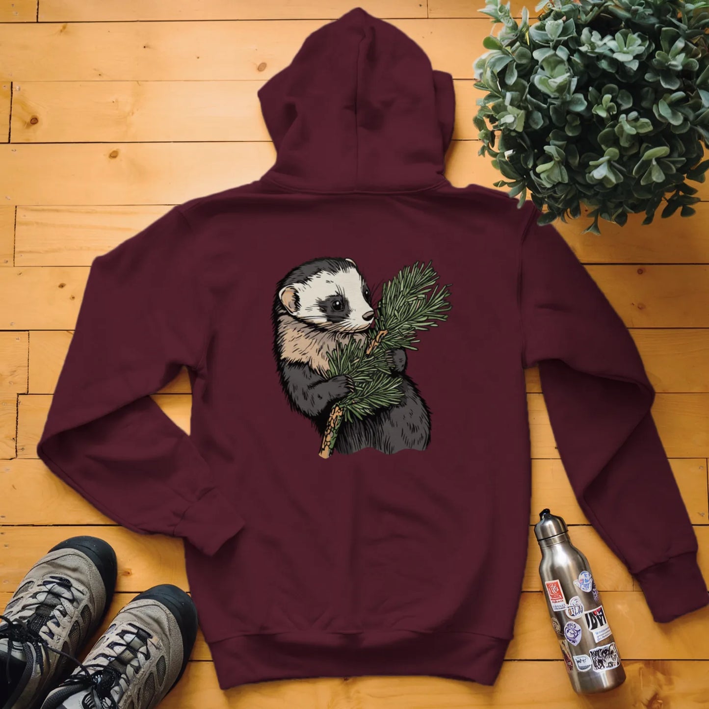 Ferret Tree Hugger Hoodie