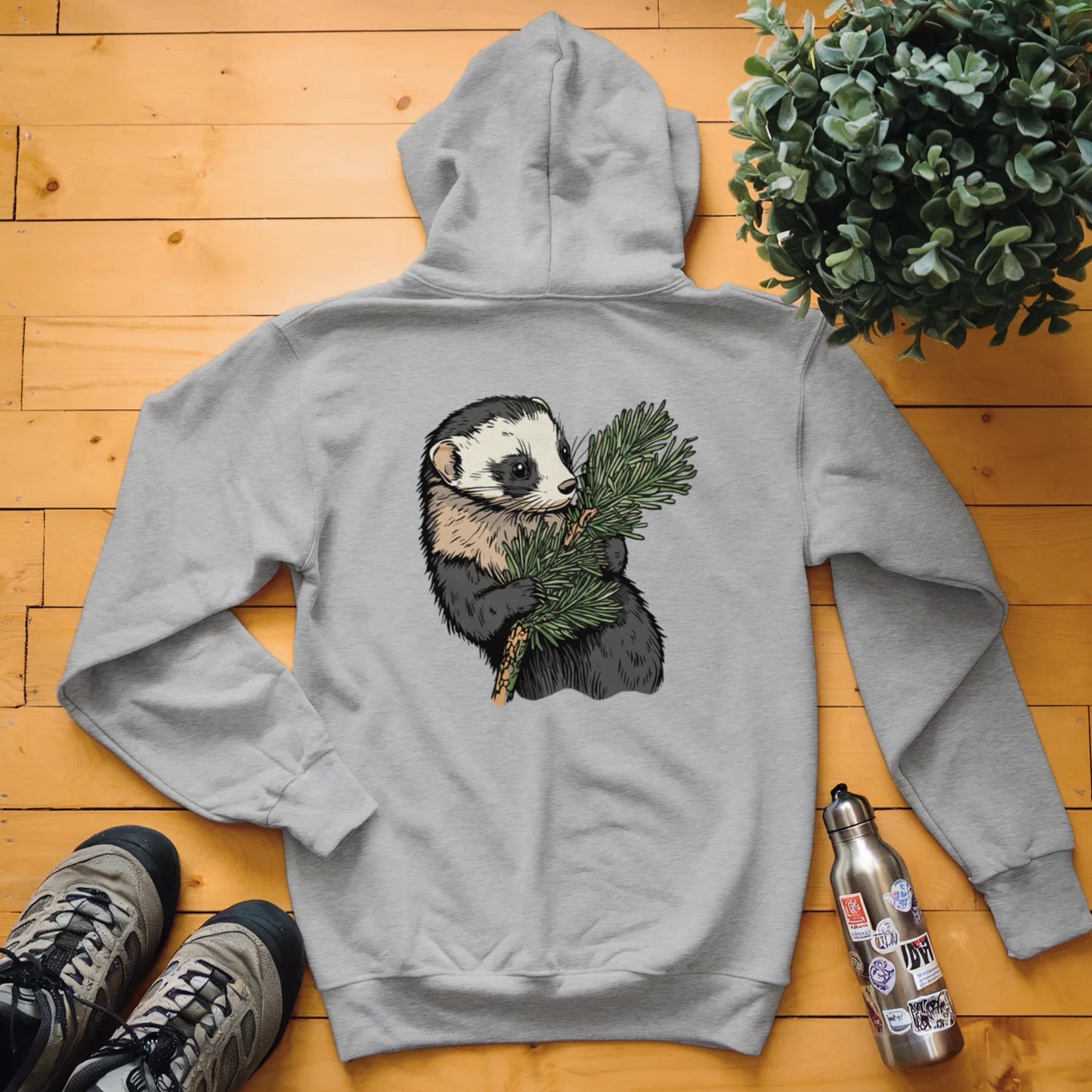 Ferret Tree Hugger Hoodie