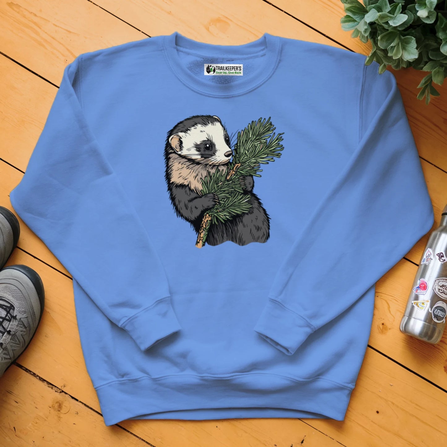 Ferret Tree Hugger Sweatshirt