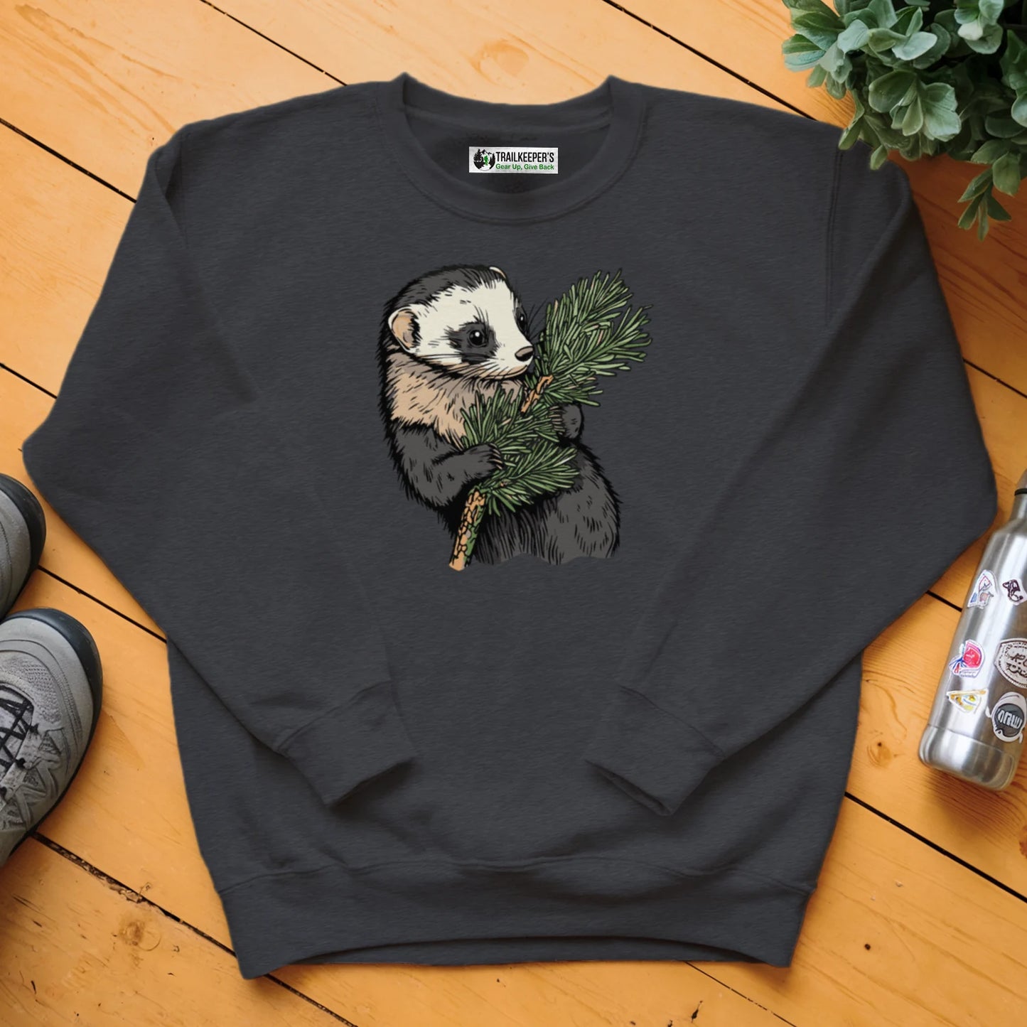 Ferret Tree Hugger Sweatshirt