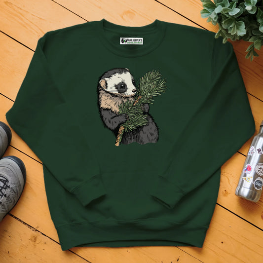 Ferret Tree Hugger Sweatshirt