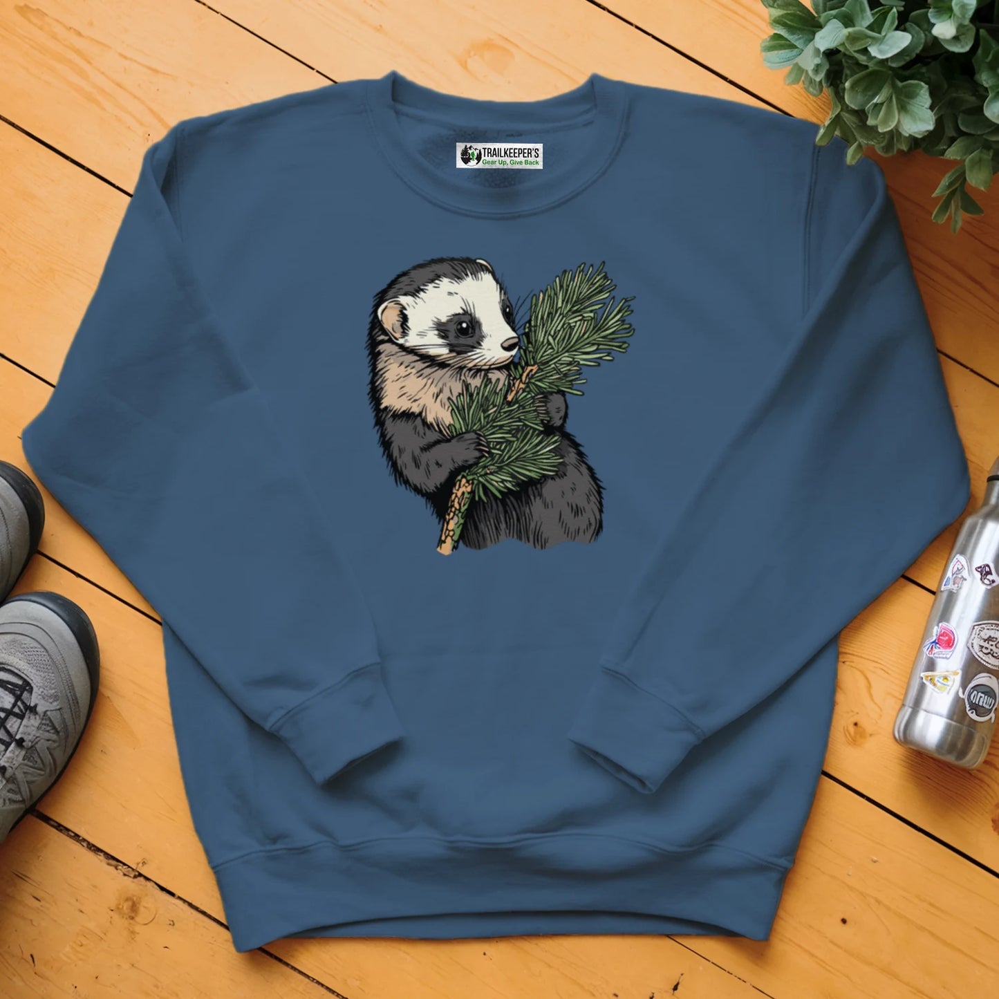 Ferret Tree Hugger Sweatshirt