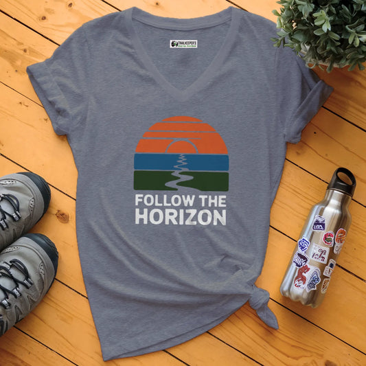 Follow The Horizon V-Neck T-Shirt