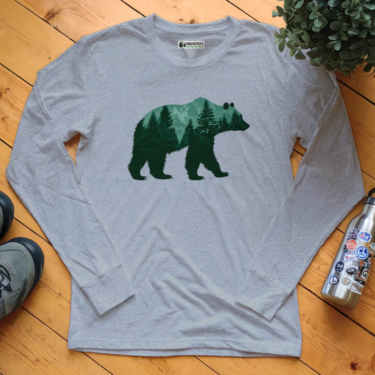 Forest Bear Long Sleeve T-Shirt