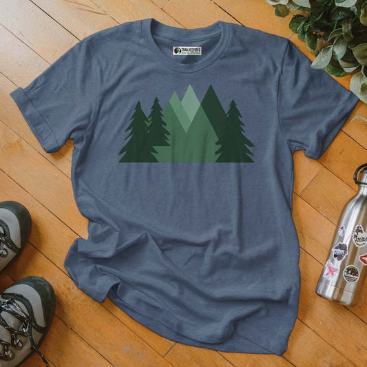 Forest & Mountains Silhouette T-Shirt