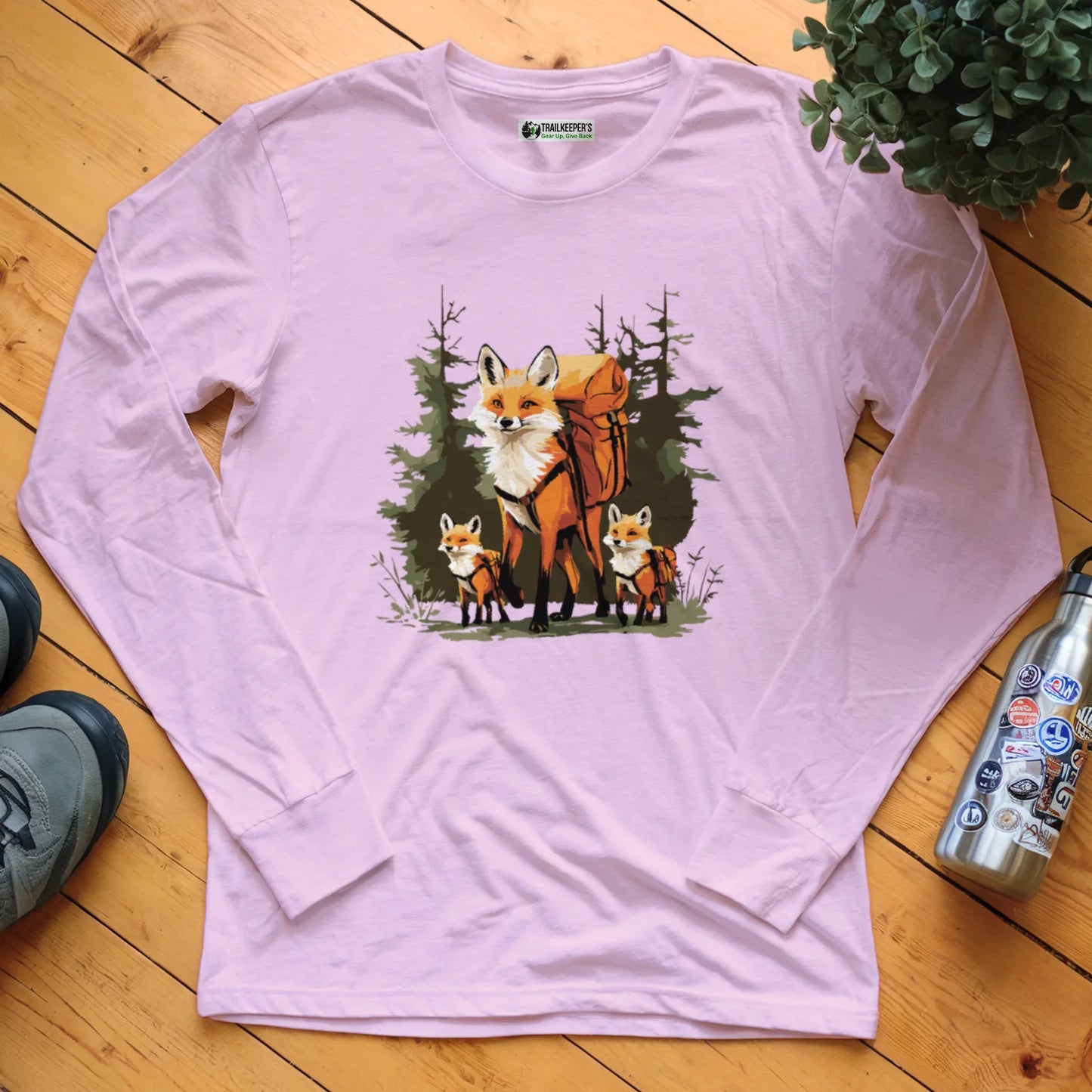Fox Backpacker Family Long Sleeve T-Shirt