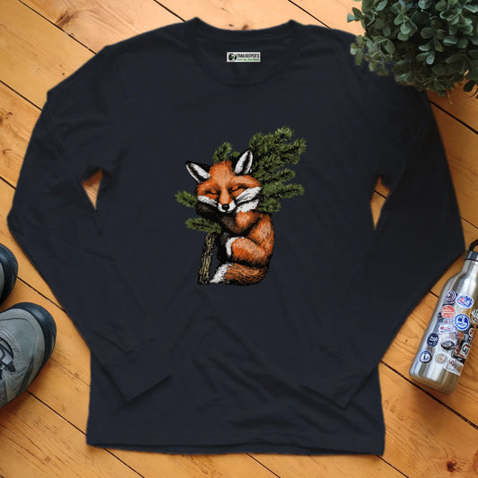 Fox Tree Hugger Long Sleeve T-Shirt
