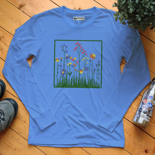 Framed Wildflowers Long Sleeve T-Shirt