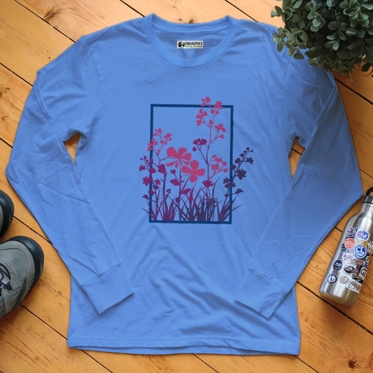 Framed Wildflowers Long Sleeve T-Shirt