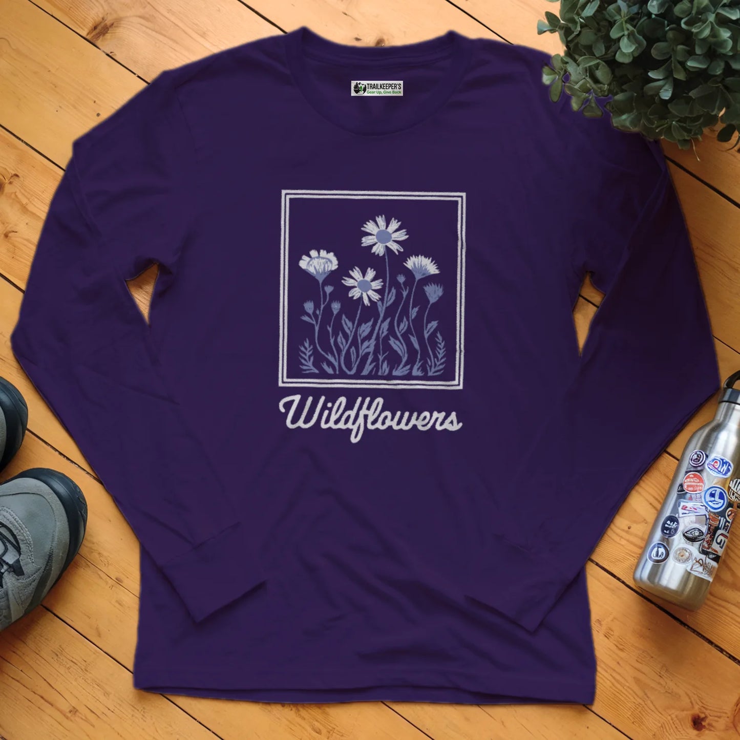 Framed Wildflowers Long Sleeve T-Shirt