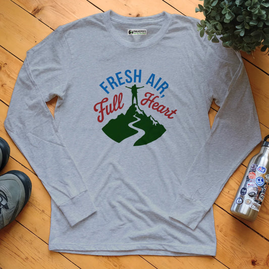 Fresh Air, Full Heart Long Sleeve T-Shirt