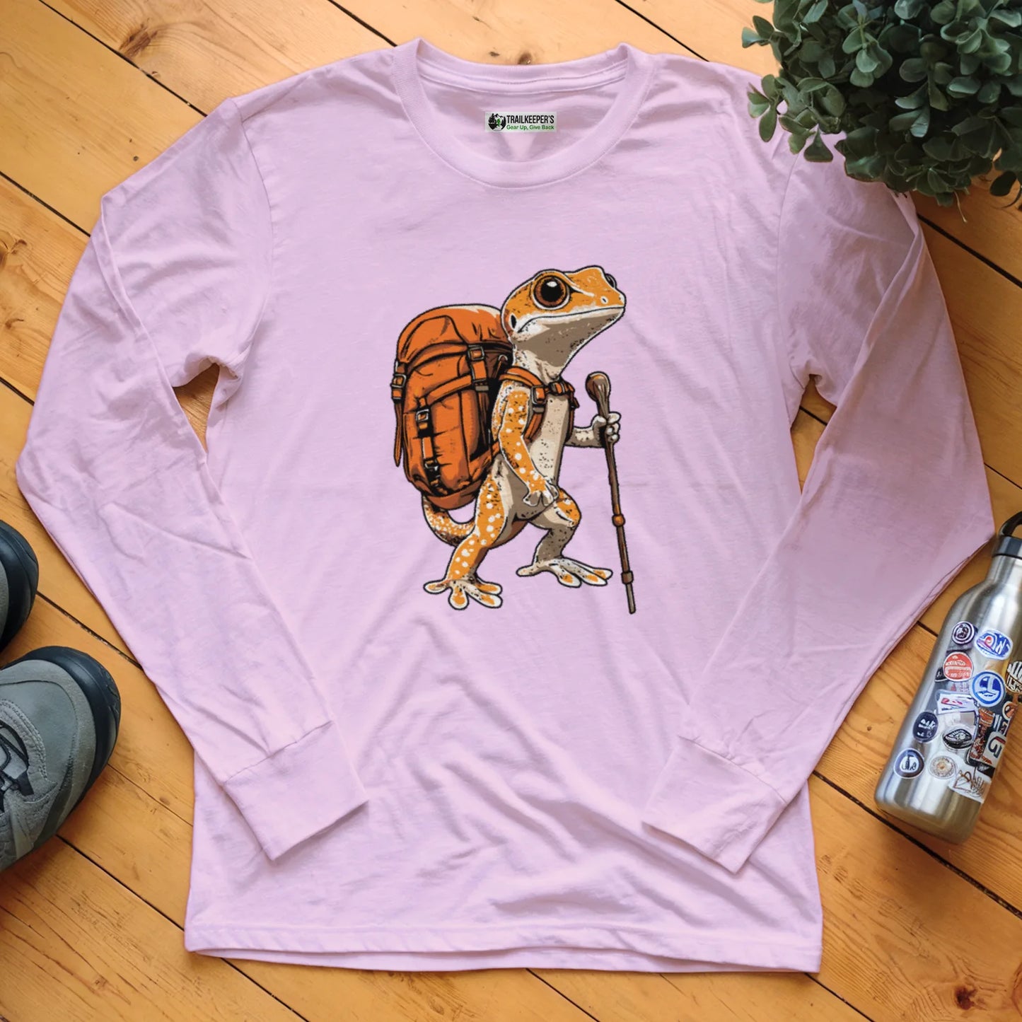 Gecko Backpacker Long Sleeve T-Shirt