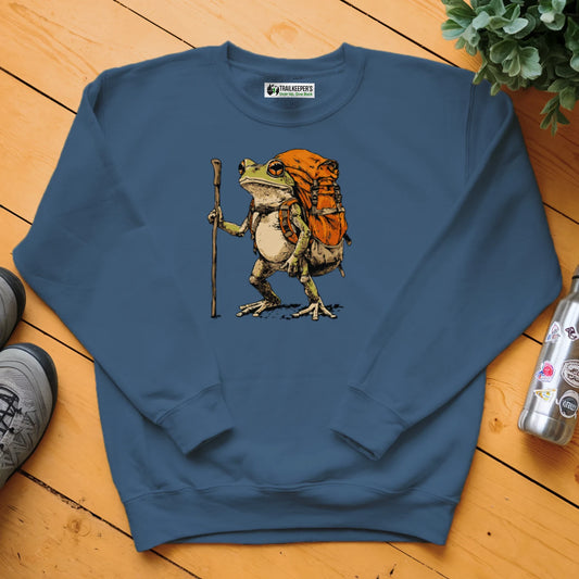 Green Tree Frog Backpacker Sweatshirt