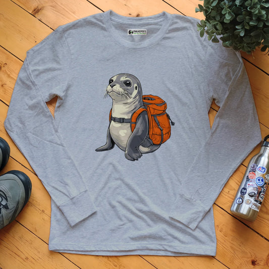 Grey Seal Backpacker Long Sleeve T-Shirt