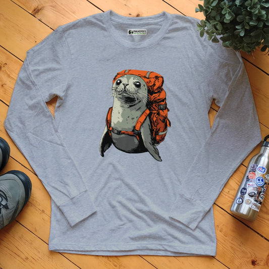Grey Seal Backpacker Long Sleeve T-Shirt