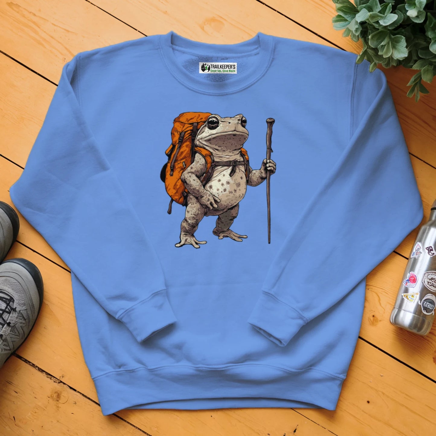 Grey Tree Frog Backpacker Sweatshirt