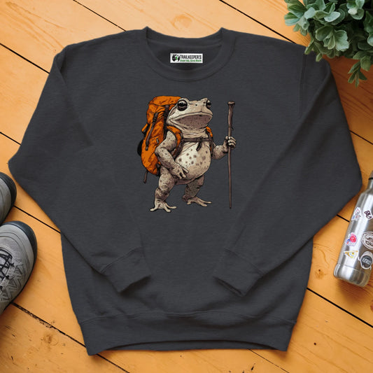 Grey Tree Frog Backpacker Sweatshirt