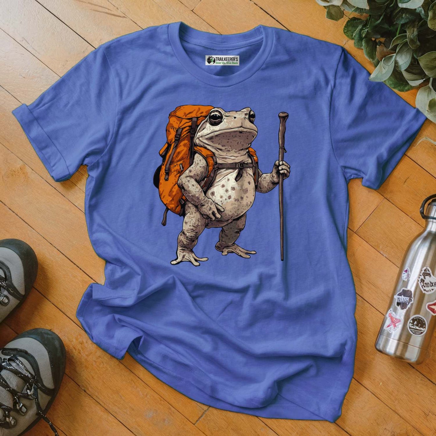 Grey Tree Frog Backpacker T-Shirt