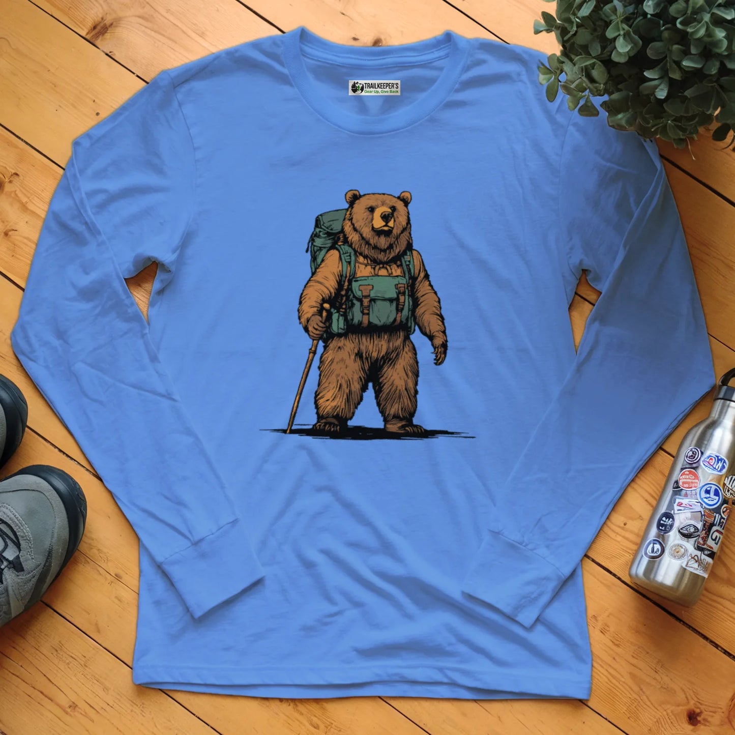 Grizzly Backpacker Long Sleeve T-Shirt