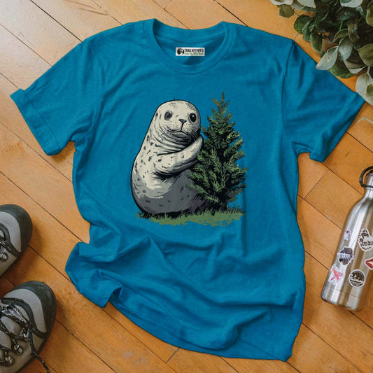 Harbor Seal Tree Hugger T-Shirt
