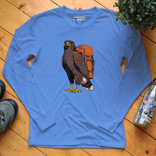 Harris's Hawk Backpacker Long Sleeve T-Shirt