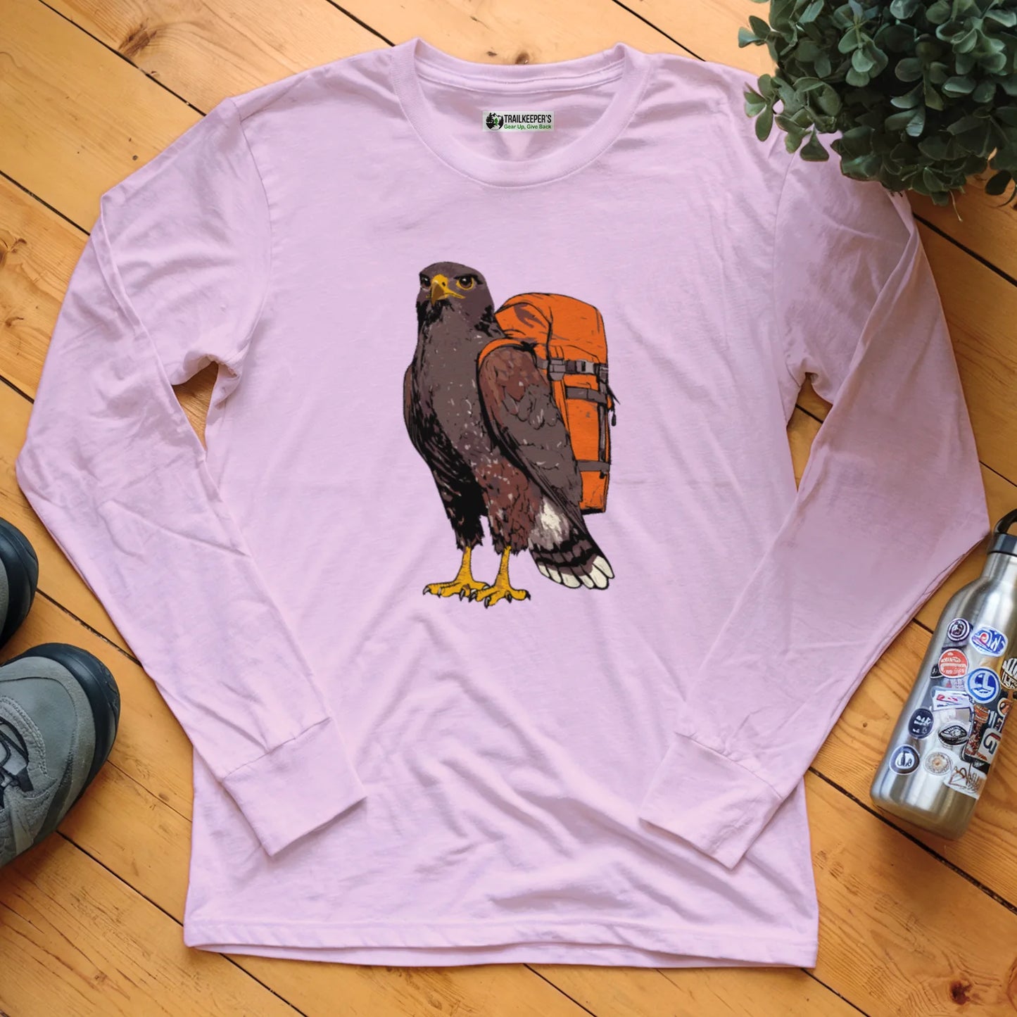Harris's Hawk Backpacker Long Sleeve T-Shirt