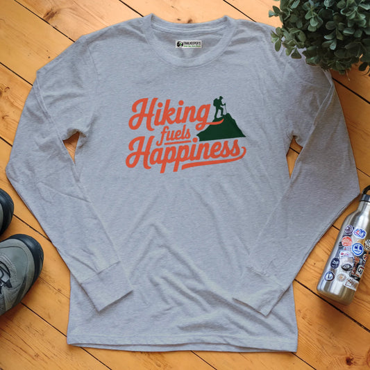 Hiking Fuels Happiness Long Sleeve T-Shirt