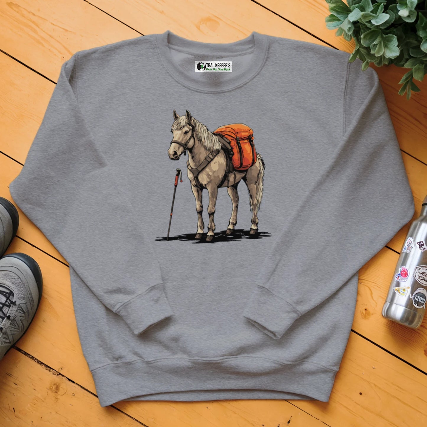 Horse Backpacker Sweatshirt