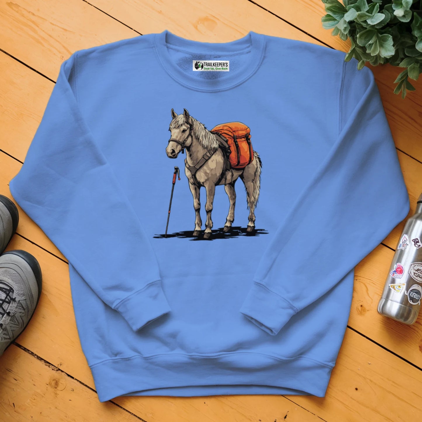 Horse Backpacker Sweatshirt