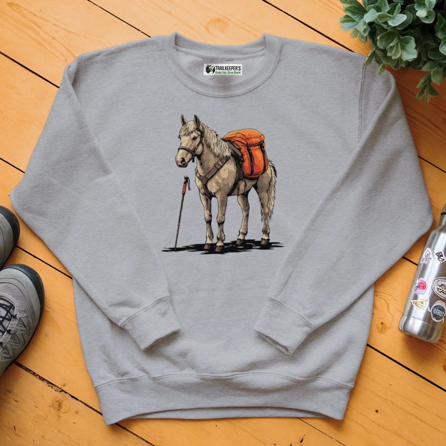 Horse Backpacker Sweatshirt