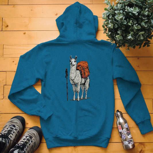 Llama Backpacker Hoodie