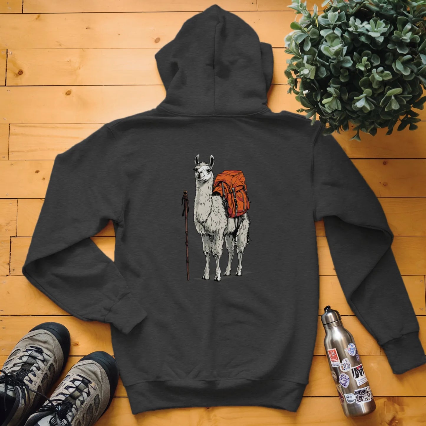 Llama Backpacker Hoodie
