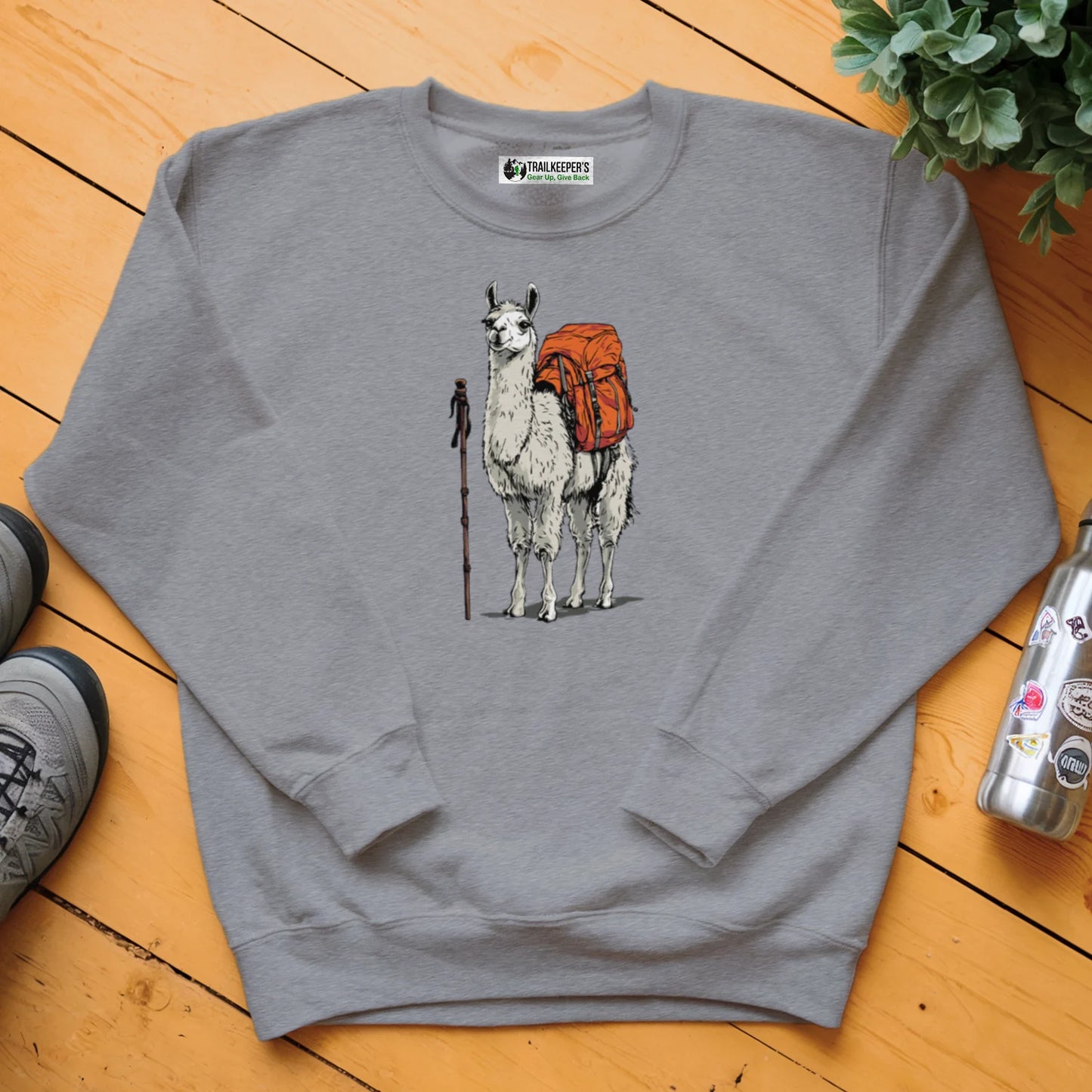 Llama Backpacker Sweatshirt