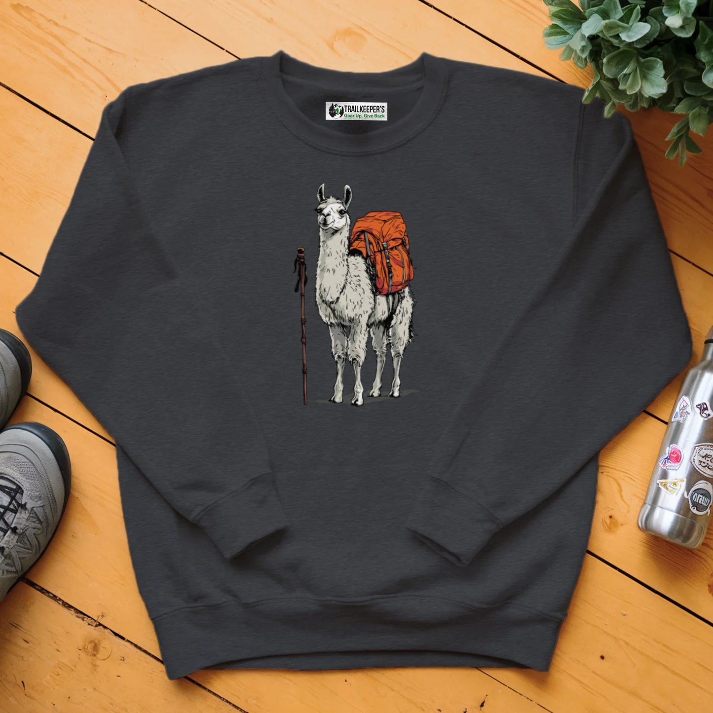 Llama Backpacker Sweatshirt