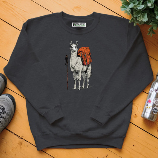 Llama Backpacker Sweatshirt