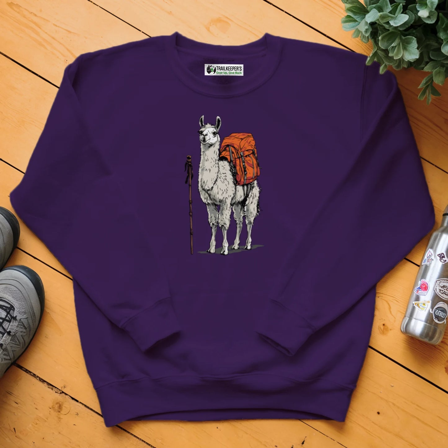 Llama Backpacker Sweatshirt