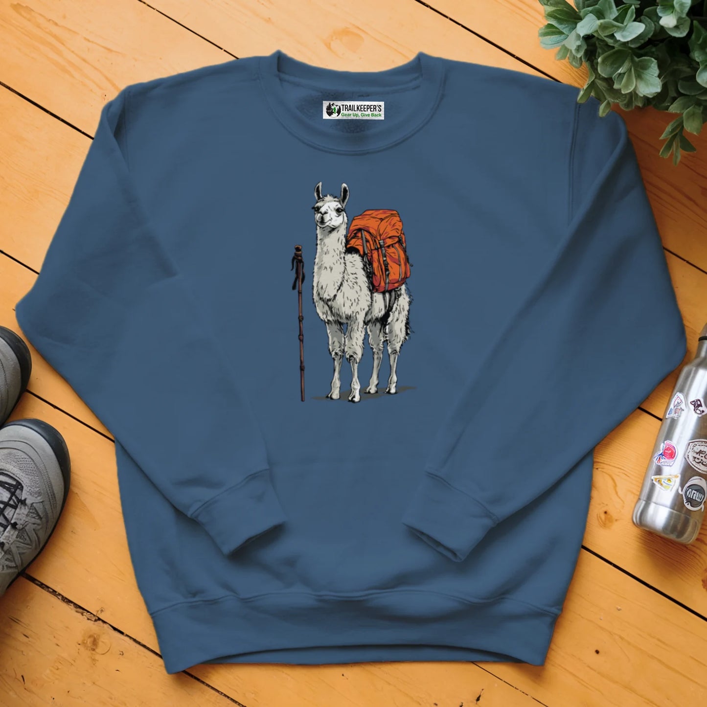 Llama Backpacker Sweatshirt