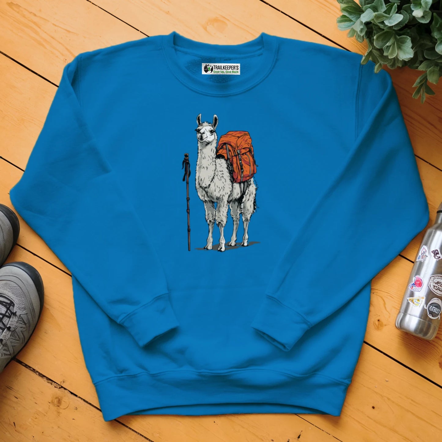 Llama Backpacker Sweatshirt